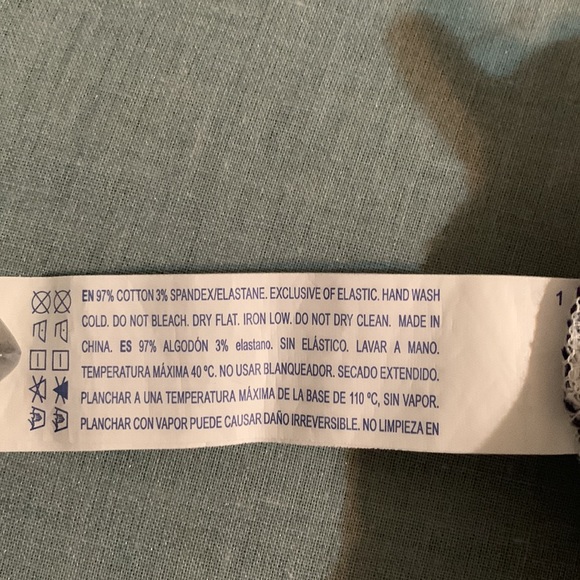 Skirt white with blue stripes, F21 - Picture 5 of 5